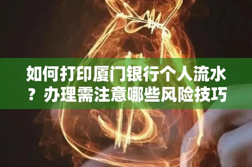 如何打印厦门银行个人流水？办理需注意哪些风险技巧？
