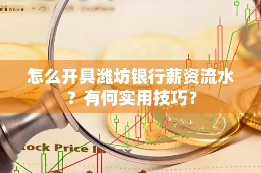 怎么开具潍坊银行薪资流水？有何实用技巧？