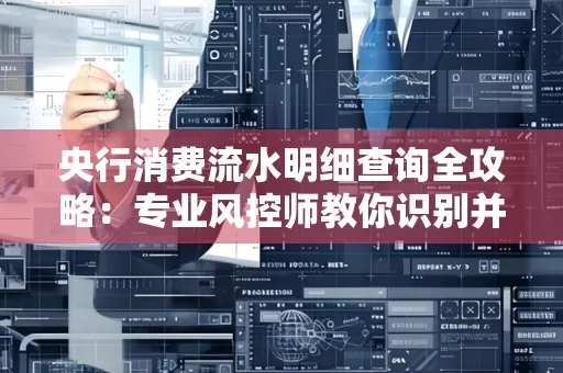 央行消费流水明细查询全攻略：专业风控师教你识别并规避用卡风险！