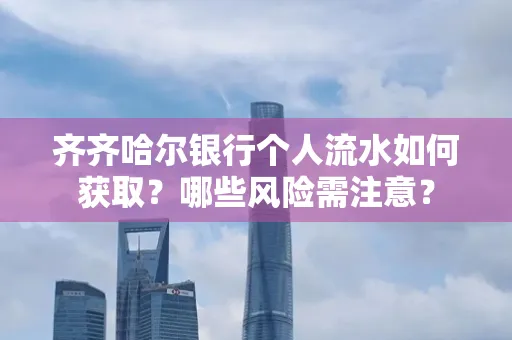 齐齐哈尔银行个人流水如何获取？哪些风险需注意？