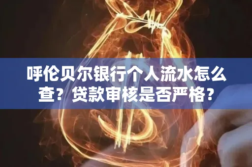 呼伦贝尔银行个人流水怎么查？贷款审核是否严格？