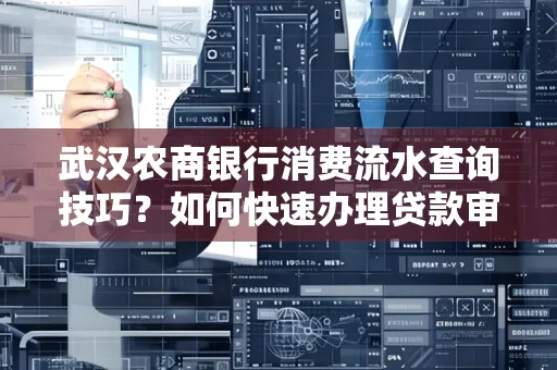 武汉农商银行消费流水查询技巧？如何快速办理贷款审批避免风险？