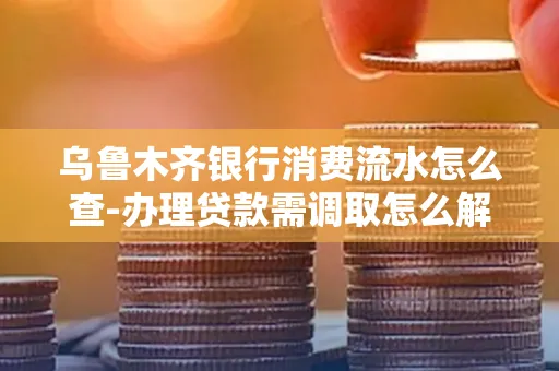 乌鲁木齐银行消费流水怎么查-办理贷款需调取怎么解决？